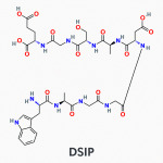 DSIP (Delta Sleep-Inducing Peptide) chemical structure with DSIP label