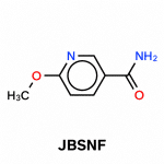 Chemical structure of JBSNF-000088 (6-methoxynicotinamide)