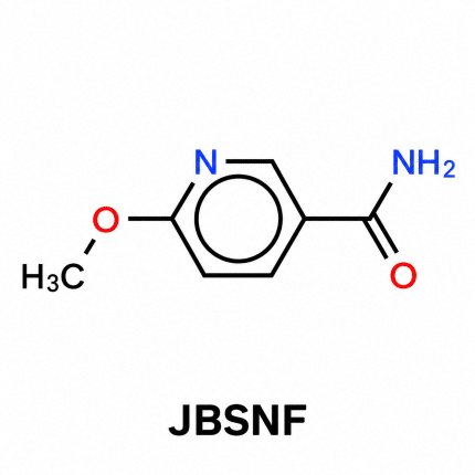 Chemical structure of JBSNF-000088 (6-methoxynicotinamide)