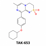 TAK-653 (osavampator) chemical structure with TAK-653 caption